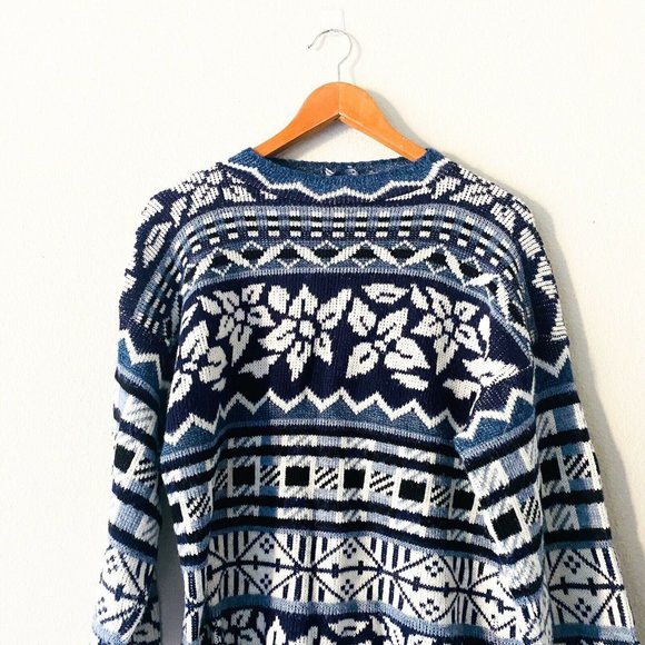 Vintage Grandma Sweater JJ Browne Knit Christmas - Picture 2 of 5